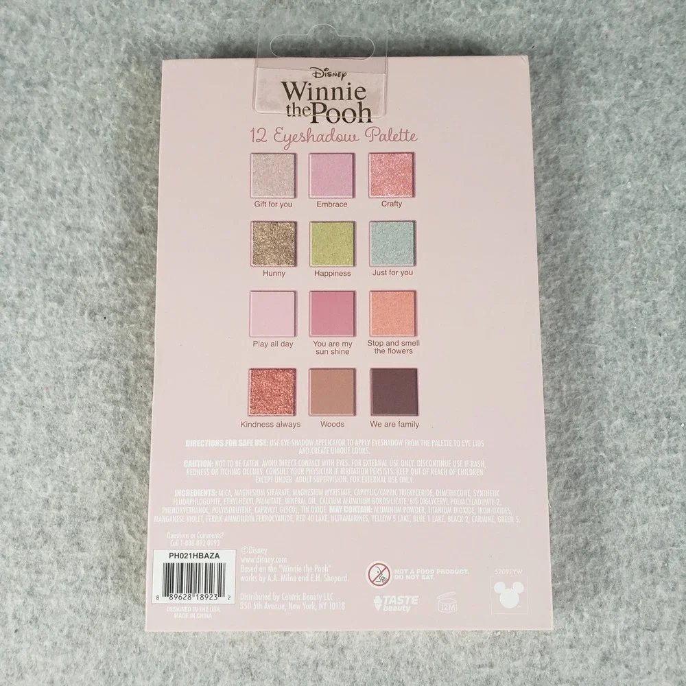 Disney Winnie the Pooh 12 Eyeshadow Palette Sweet Piglet Collection Taste Beauty